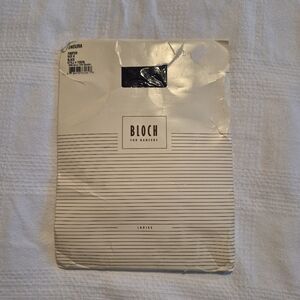 Bloch women's footed Size B black Endura tights NEW